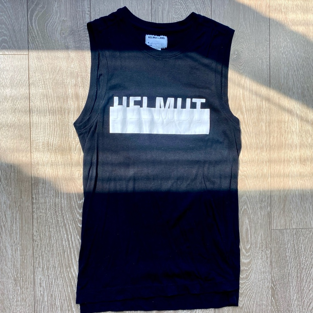 Helmut Lang Logo Tank